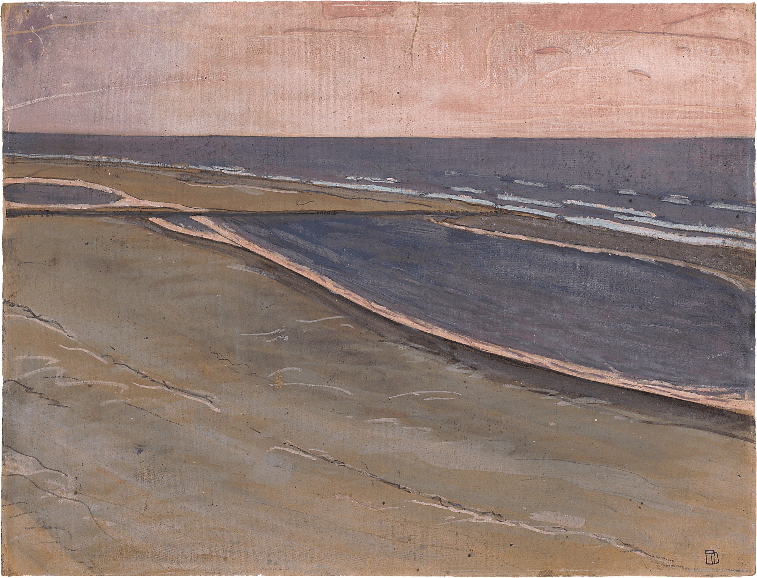 017c Meereslandschaft bei Wangerooge (Ebbe)