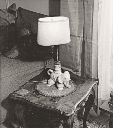 Lampe im früheren Besitz von Mathilde Q. Beckmann